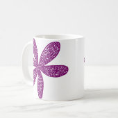 Mug Jolie Fleur - Plum (Devant gauche)