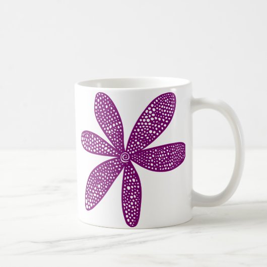 Mug Jolie Fleur - Plum (Droite)