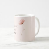 Mug Jolie Fleur Rose (Devant droit)