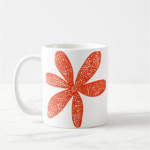 Mug Jolie Fleur - Rouge brique (Gauche)