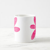 Mug Jolie Fleur - Rouge néon (Centre)