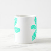 Mug Jolie Fleur - Turquoise (Centre)