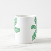 Mug Jolie fleur - Vert de l'Armée (Centre)