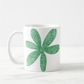 Mug Jolie fleur - Vert de l'Armée (Gauche)