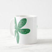 Mug Jolie Fleur - Vert Forêt (Devant gauche)
