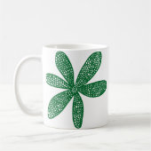 Mug Jolie Fleur - Vert Forêt (Gauche)