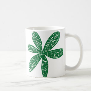 Mug Jolie Fleur - Vert Forêt