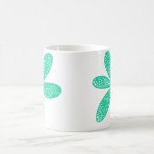 Mug Jolie Fleur - Vert mer (Centre)