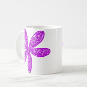 Mug Jolie Fleur - Violet (Devant gauche)
