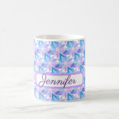 Mug Jolie Fleur violette Bleue (Centre)