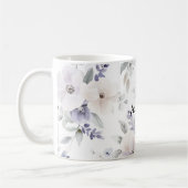 Mug Jolie Fleurs De Lavande D'Ivoire Violet (Gauche)