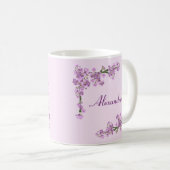 Mug Jolie floraison de cerisiers roses (Devant droit)