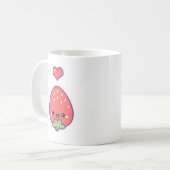 Mug Jolie fraise délicieuse (Devant gauche)