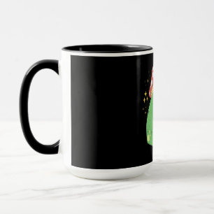 Mug Jolie grenouille verte avec chapeau de champignon