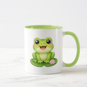 Mug Jolie grenouille verte Kawaii