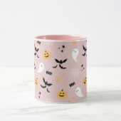 Mug Jolie Halloween Boo Plaques rose (Centre)