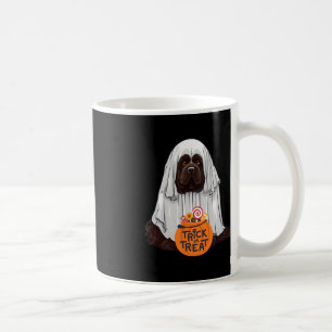 Mug Jolie Halloween Brown de chien de Terre-Neuve