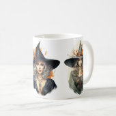 Mug Jolie Halloween sorcière saison Éffrayante (Devant droit)