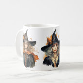 Mug Jolie Halloween sorcière saison Éffrayante (Devant gauche)