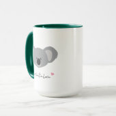 Mug jolie illustration koala l'Australie aime (Devant gauche)
