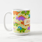 Mug Jolie impression de dinosaure personnalisable (Gauche)