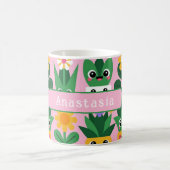 Mug Jolie impression de plante en pot personnalisable (Centre)