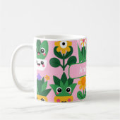 Mug Jolie impression de plante en pot personnalisable (Gauche)