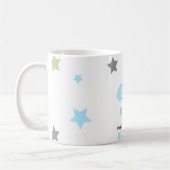 Mug Jolie invitation d'anniversaire d'éléphant pour le (Gauche)