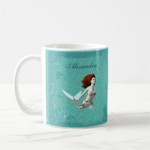 Mug Jolie Koi Mermaid Nager Sous L'Eau