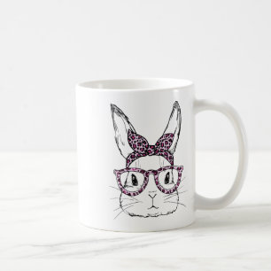 Mug Jolie Lapin Lapin Leopard Gles Joyeux Pâques Jour