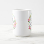 Mug Jolie Meilleure maman jamais Floral Wreath (Centre)