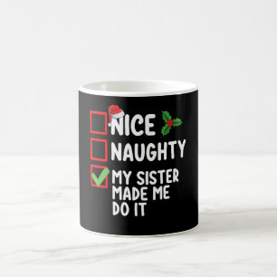 Mug Jolie Mille Fille Ma Soeur M'A Fait Le Faire Noël