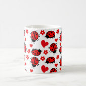 Mug Jolie Motif Ladybug Fleurs d'insectes (Centre)
