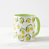 Mug Jolie Muge jaune citron (Devant droit)