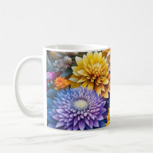 Mug Jolie œuvre d'art personnalisée colorée par IA Fle