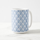 MUG JOLIE PASTEL BLUE TUFTED LOOK DIAMOND MOTIF (Devant droit)