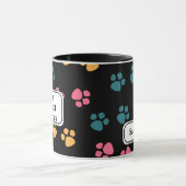 Mug Jolie patte de chat noir (Centre)