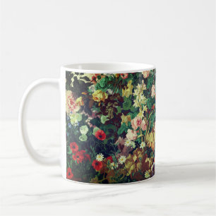 Mug Jolie peinture florale de fleurs colorées vintage