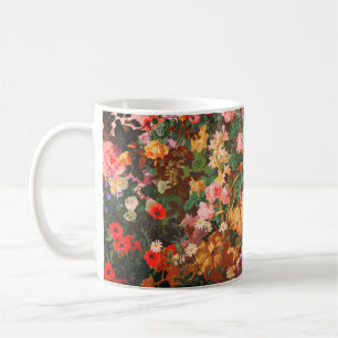 Mug Jolie peinture florale de fleurs vintage colorées