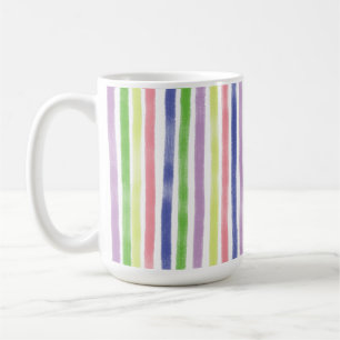 Mug Jolie peinture lignes ondulées Motif coloré origin