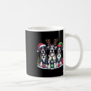 Mug Jolie Père Noël Reindeer Elf Great Dane Christmas