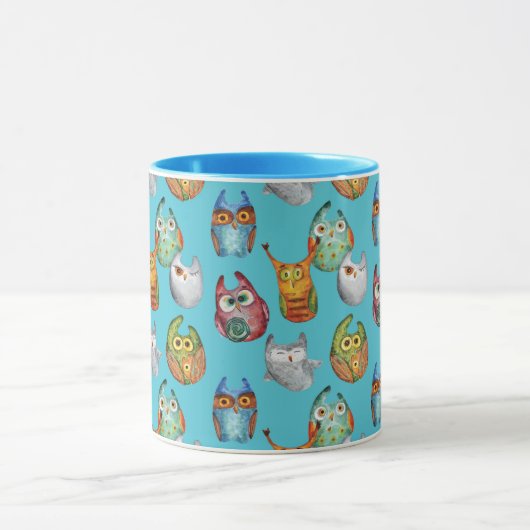 Mug Jolie petite chouette design (Centre)