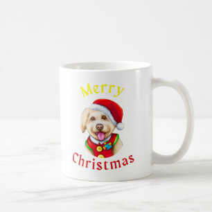 Mug Jolie petite Père Noël Pup de Noël heureux