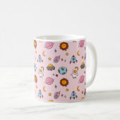 Mug Jolie petite planète dessinée à la main (Devant droit)