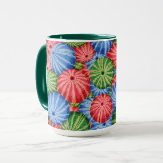Mug Jolie Philip Jacobs Tissu Mer Ourchin (Devant gauche)