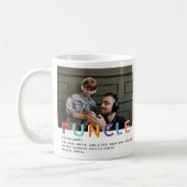 Mug Jolie photo de typographie Funcle moderne (Gauche)