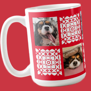 Mug Jolie photo personnalisée cadeau rouge pour les Am