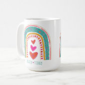 Mug Jolie Profitez Aujourd'Hui Fun Rainbow Inspirivity (Devant gauche)
