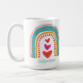 Mug Jolie Profitez Aujourd'Hui Fun Rainbow Inspirivity (Gauche)