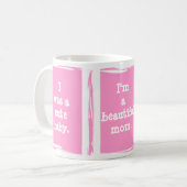 Mug Jolie progression bébé. Customise-toi ! (Devant gauche)